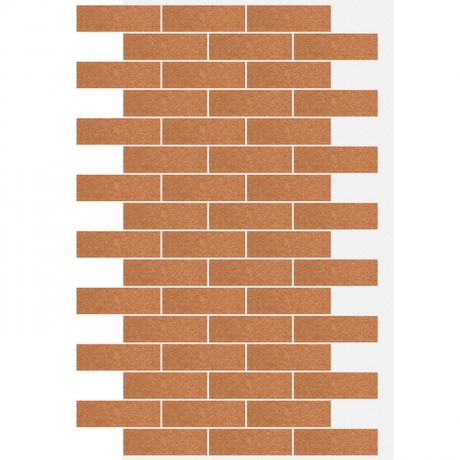 Фасадная панель АМК Кирпич однотонный 501